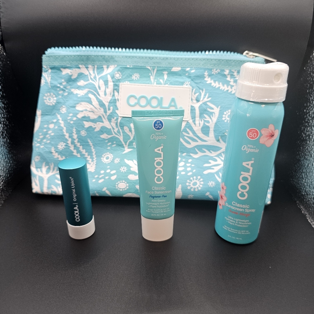 Coola sunscreen Classic 50spf Guava Mango 2.0oz, classic Face Sunscreen,  Liplux